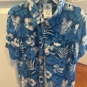 Disney Hawaii button down shirt
